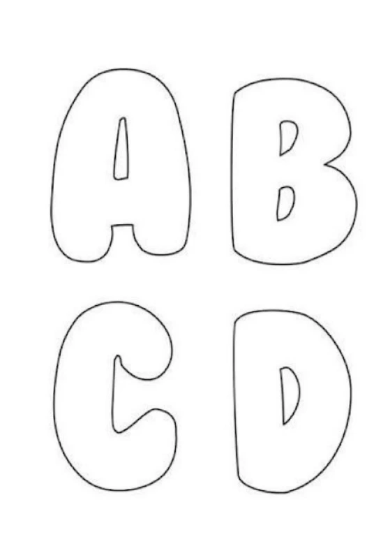 Moldes de Alfabeto