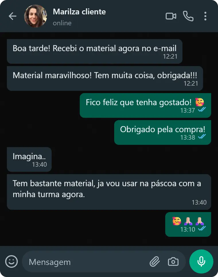 Depoimento de cliente