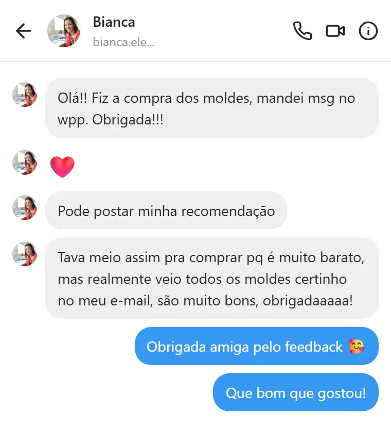 Depoimento de cliente